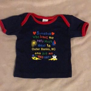 Outer Banks- someone loves me tee, 12-18 M